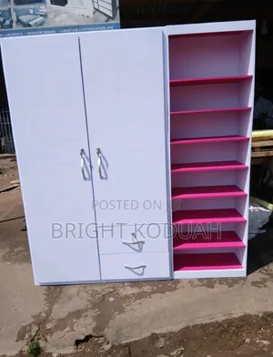 Elegant Wardrobe With Shoes Rank and Drawers