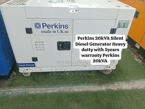 Perkins 20kVA Silent Diesel Generator – Heavy-Duty Performance