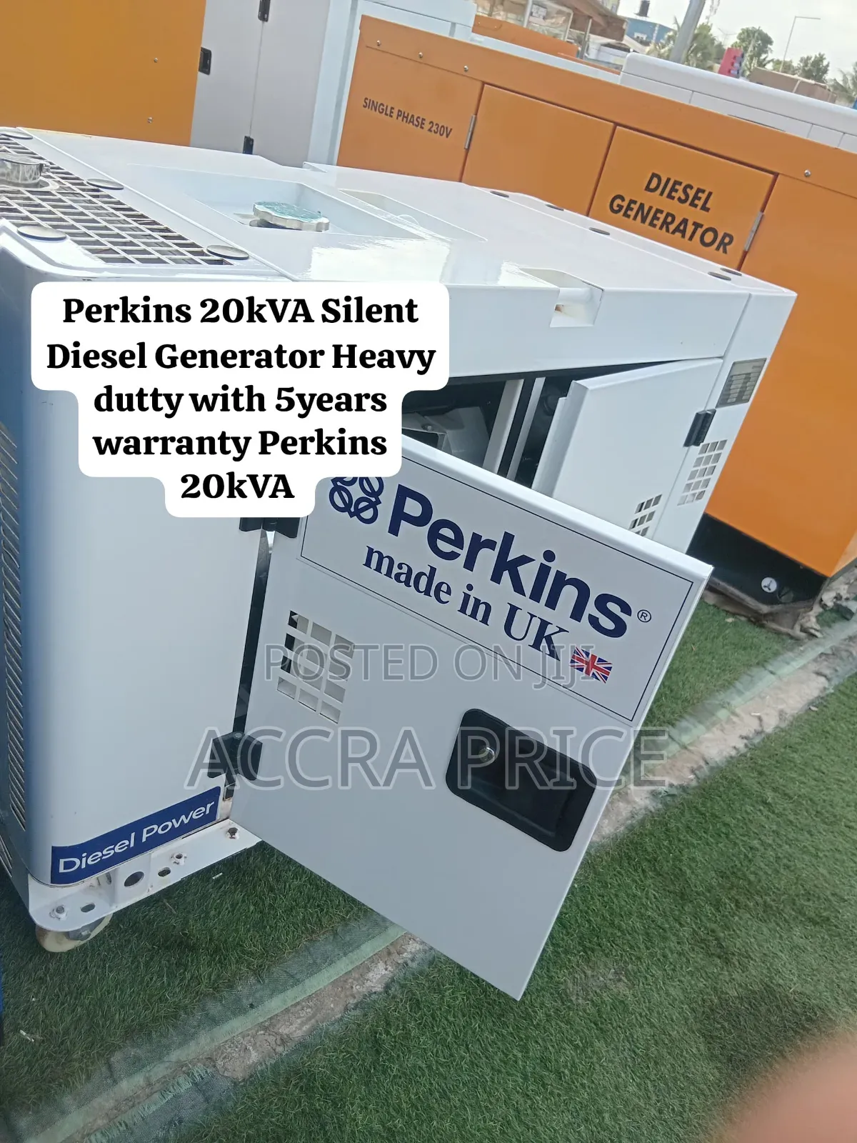 Perkins 20kVA Silent Genset Quality Diesel Power for Homes Businesses