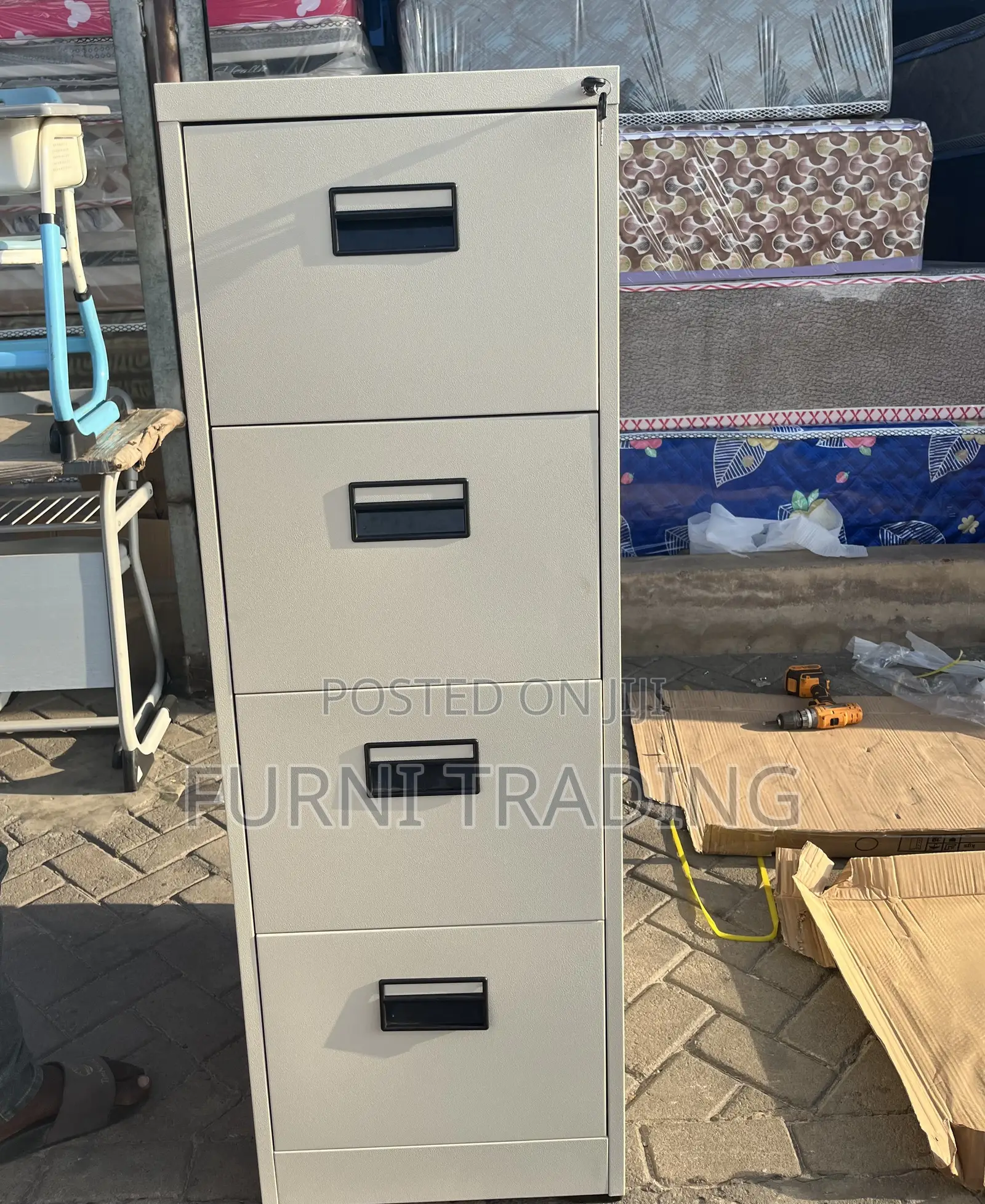 4-Drawer Metal Office Filing Cabinet