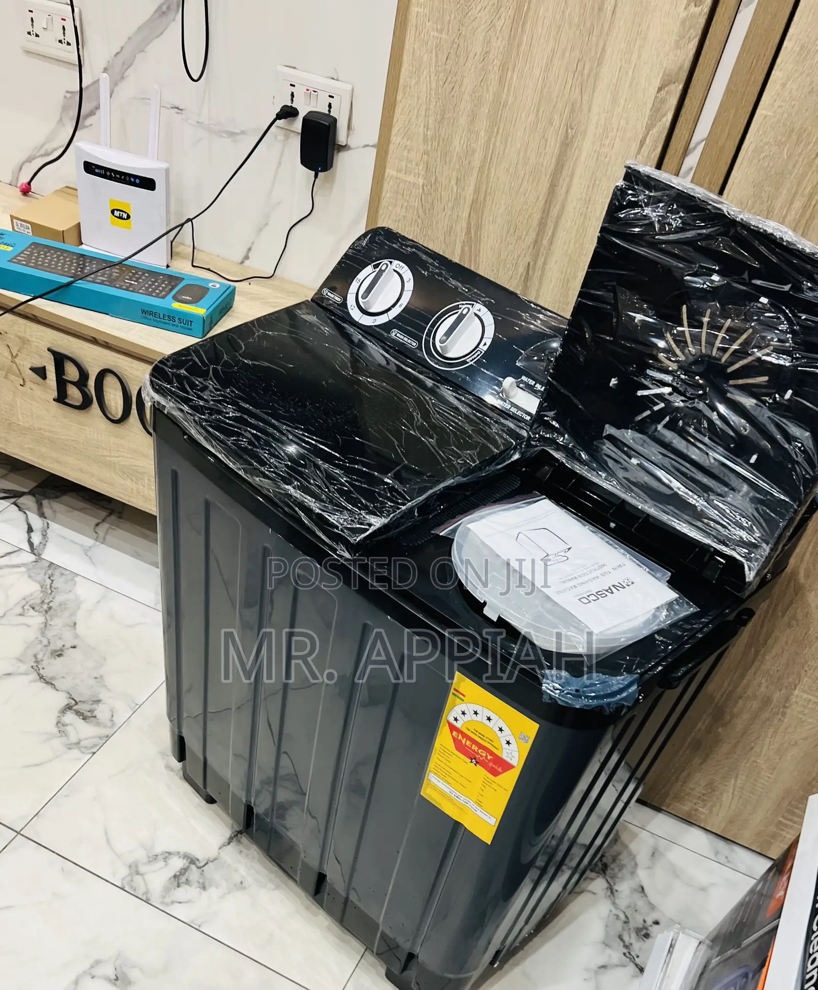Quality Laundry Nasco 7kg Semi-Auto Washing Machine(dark Gray)