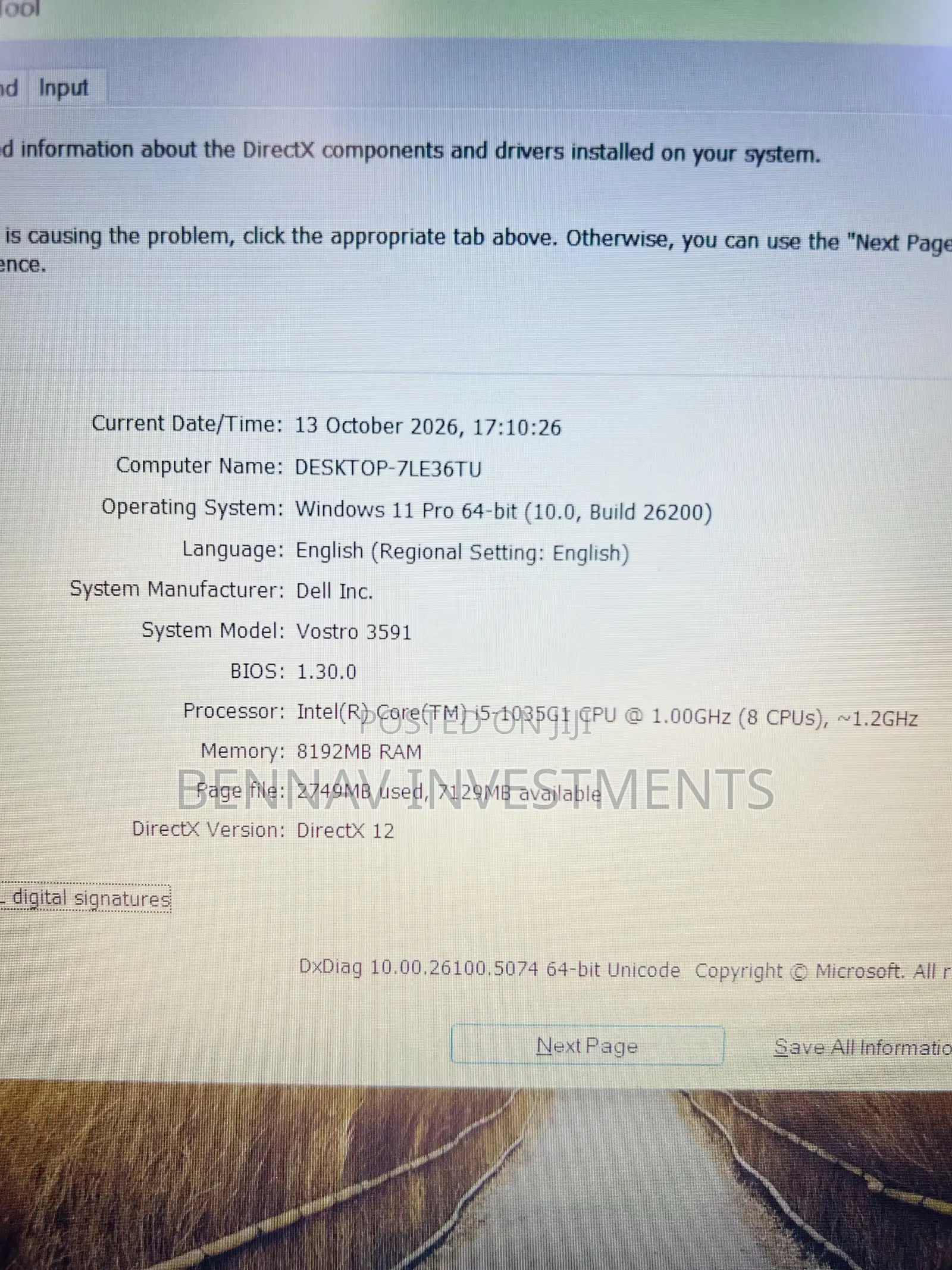 Laptop Dell Vostro 15 3591 8GB Intel Core i5 SSD 256GB