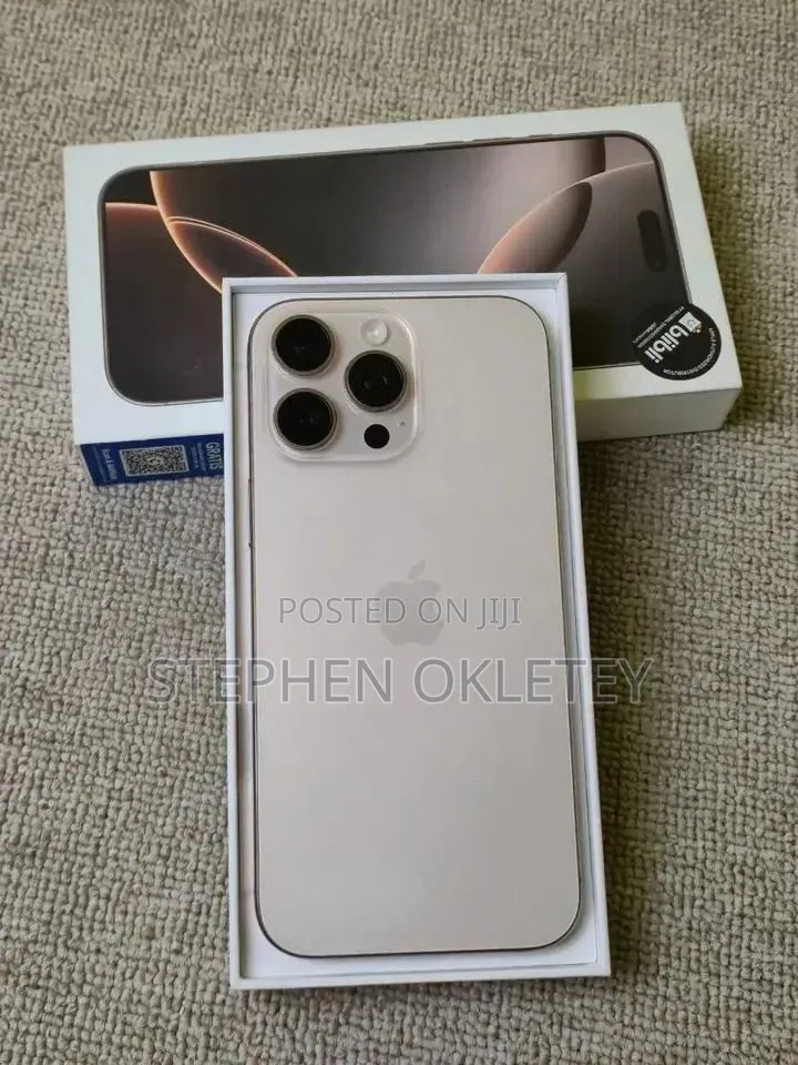 New Apple iPhone 16 Pro Max 256 GB Gold