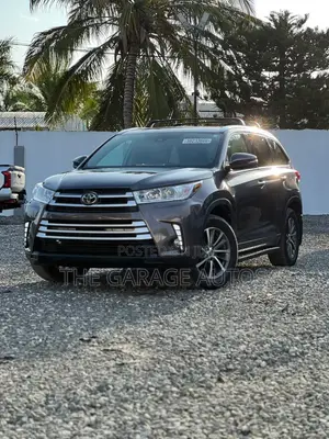Toyota Highlander XLE 4x4 V6 (3.5L 6cyl 8A) 2018 Gray
