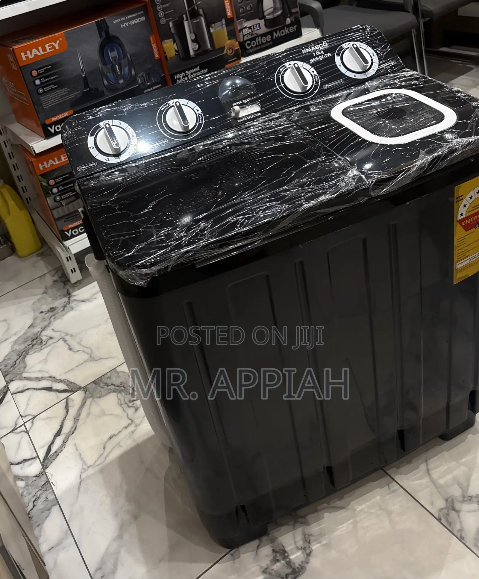 Make Laundry Day Easier With Nasco 7kg Washing Machine(dark Gray).