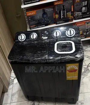 Semi-Automatic Top Load Electric Nasco Washing Machine(Dark Gray).