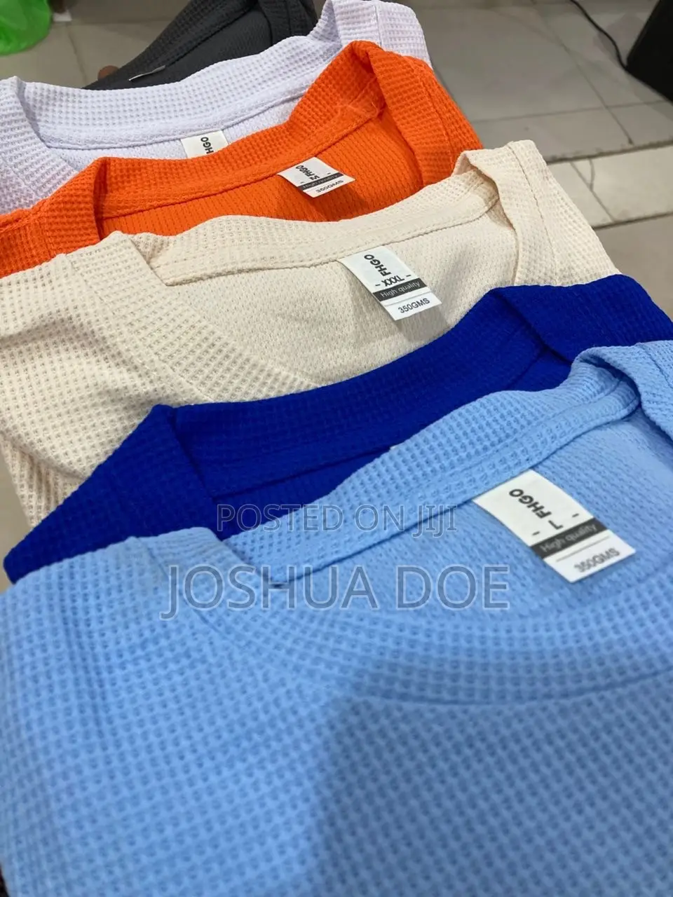 Waffle Round Neck Shirt