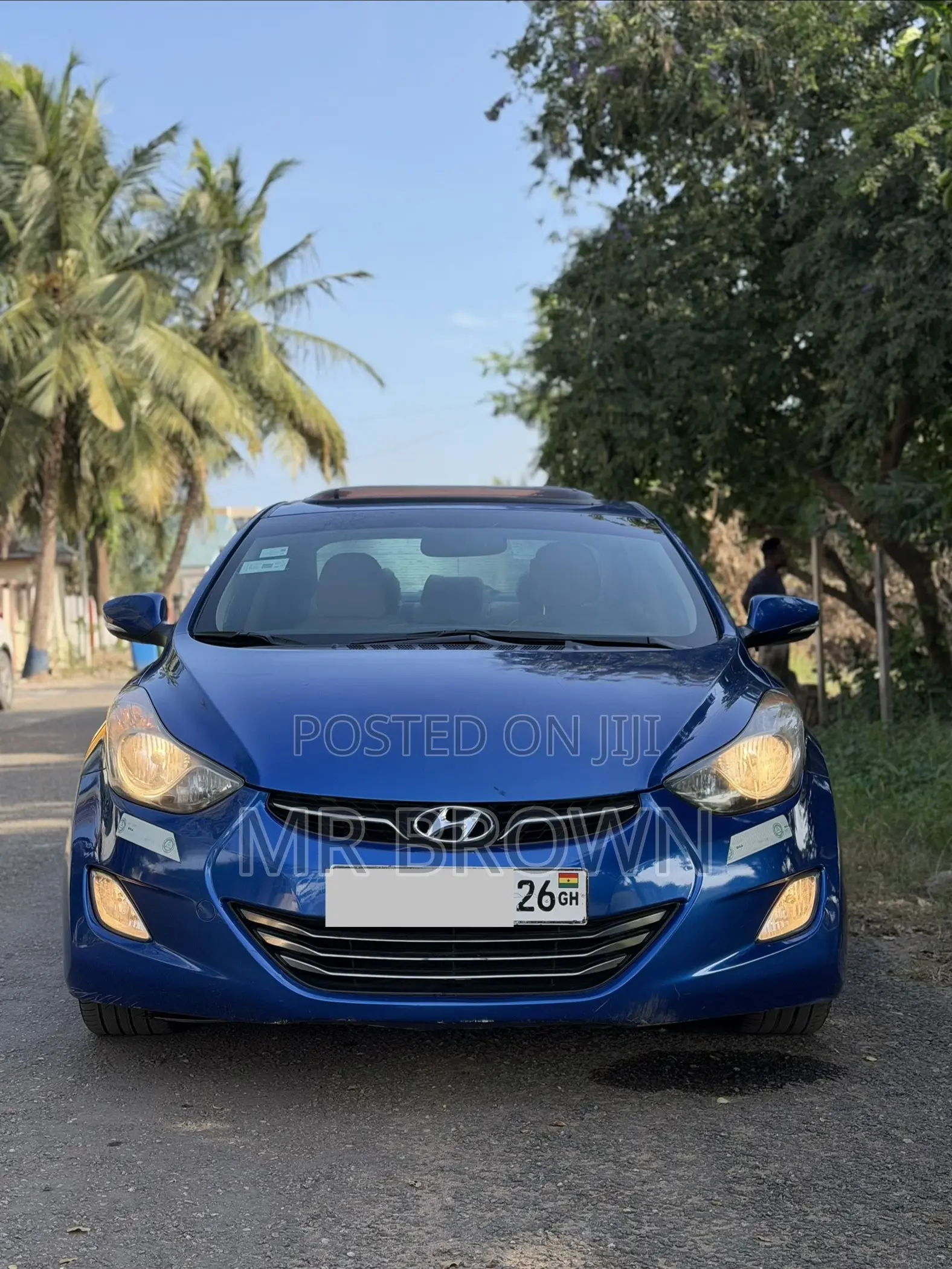 Hyundai Elantra Limited Sedan FWD (1.8L 4cyl 6A) 2013 Blue
