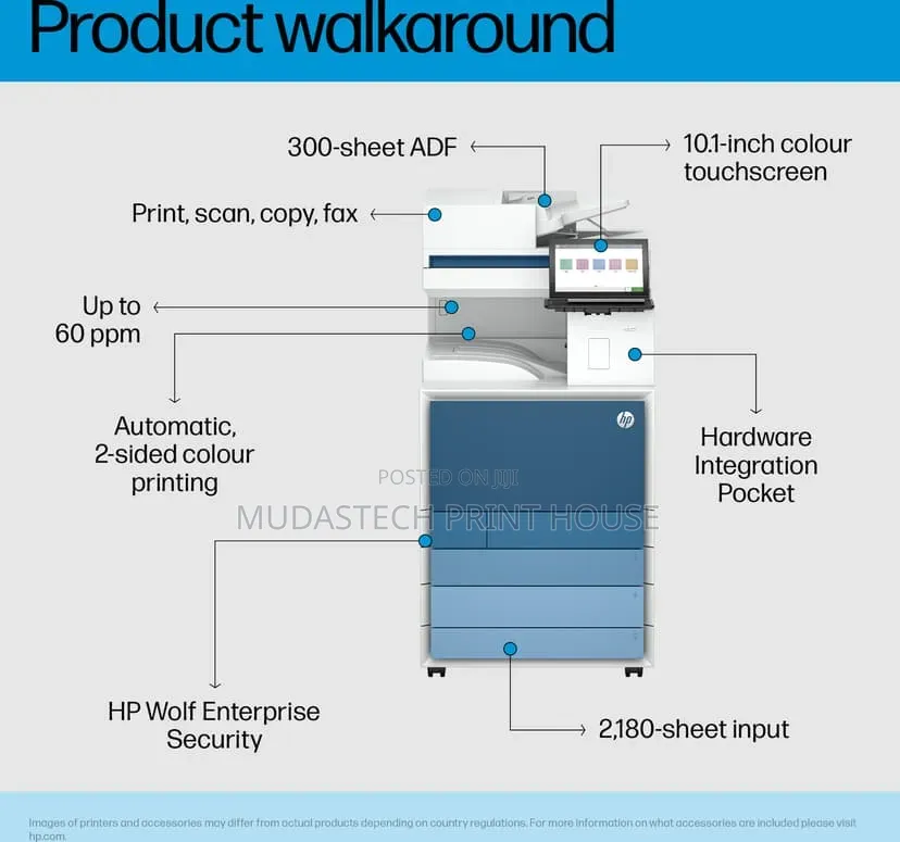 A High Performance HP Color A3 Wireless Copy,With High Quality Print