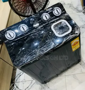 Just Grab Black 7kg Semiautomatic Nasco Washing Machine