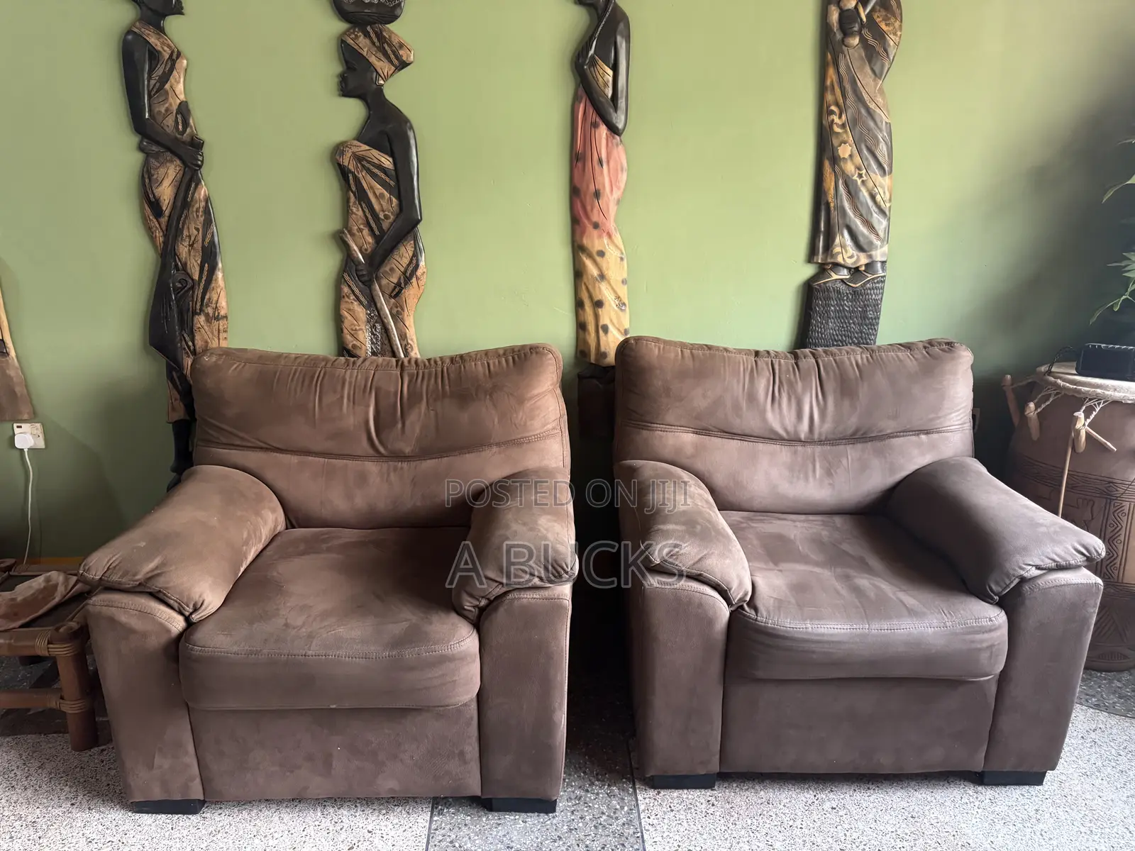 Couch Set Brown