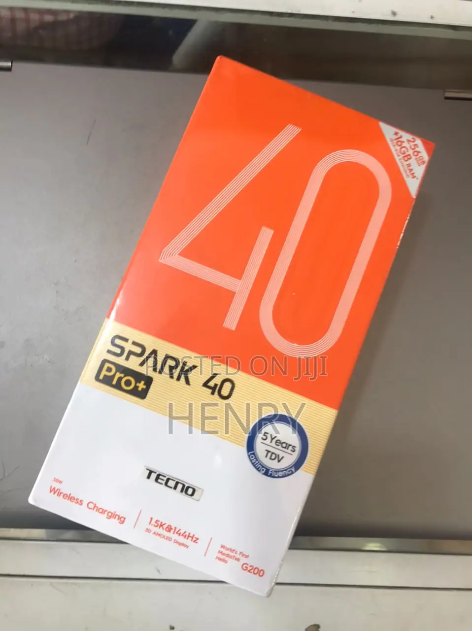 New Tecno Spark 40 Pro+ 256 GB Black