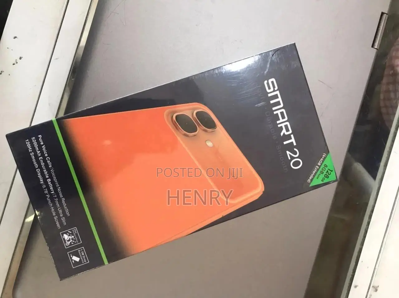 New Infinix Smart 20 128 GB Black