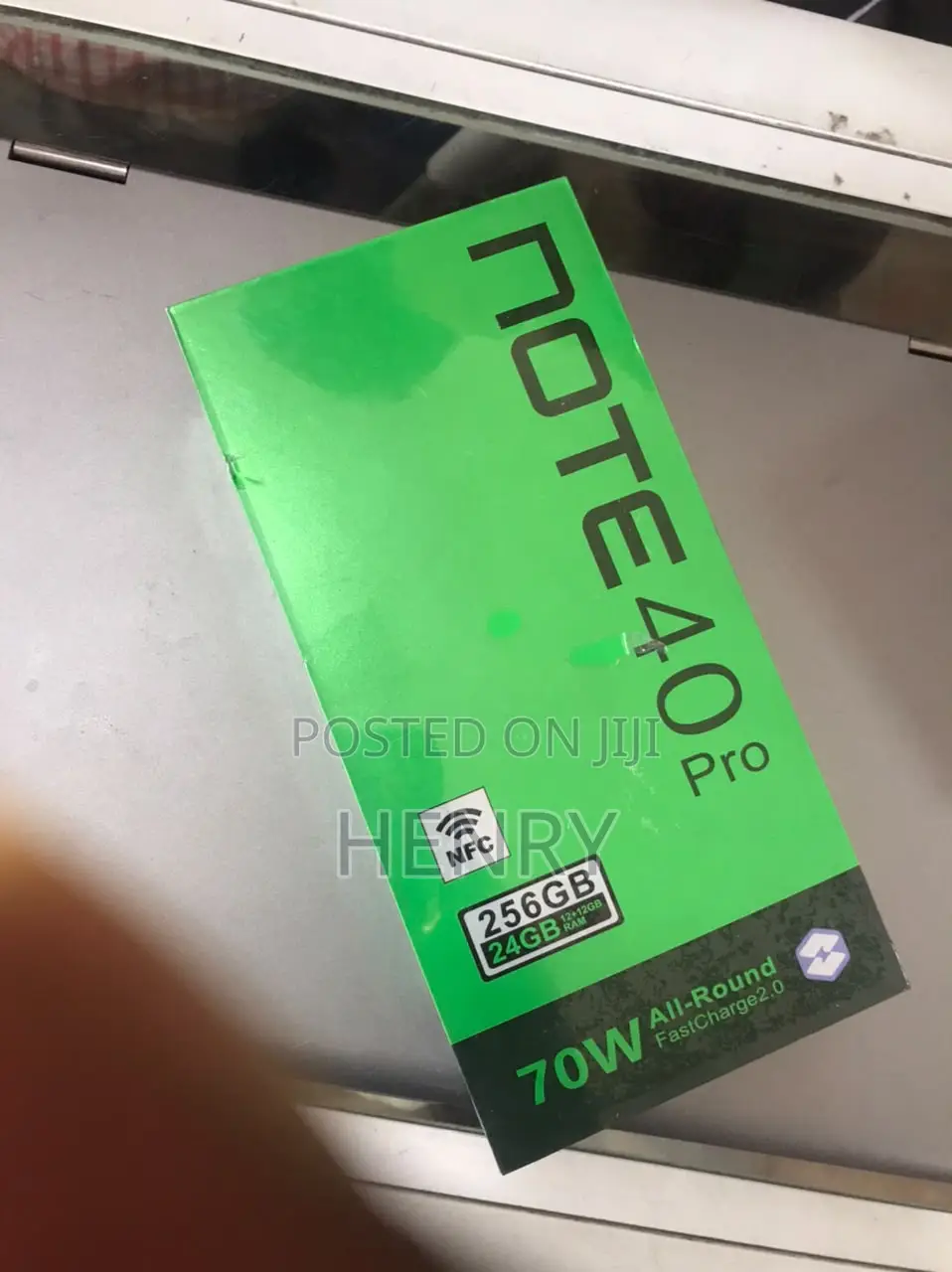 New Infinix Note 40 Pro 5G 256 GB Blue