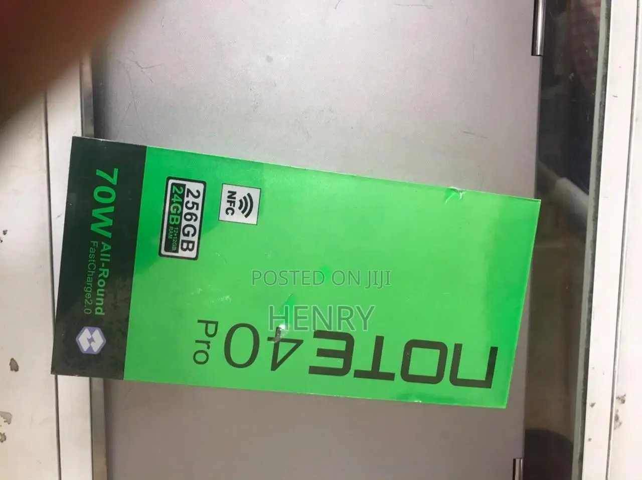 New Infinix Note 40 Pro 5G 256 GB Blue