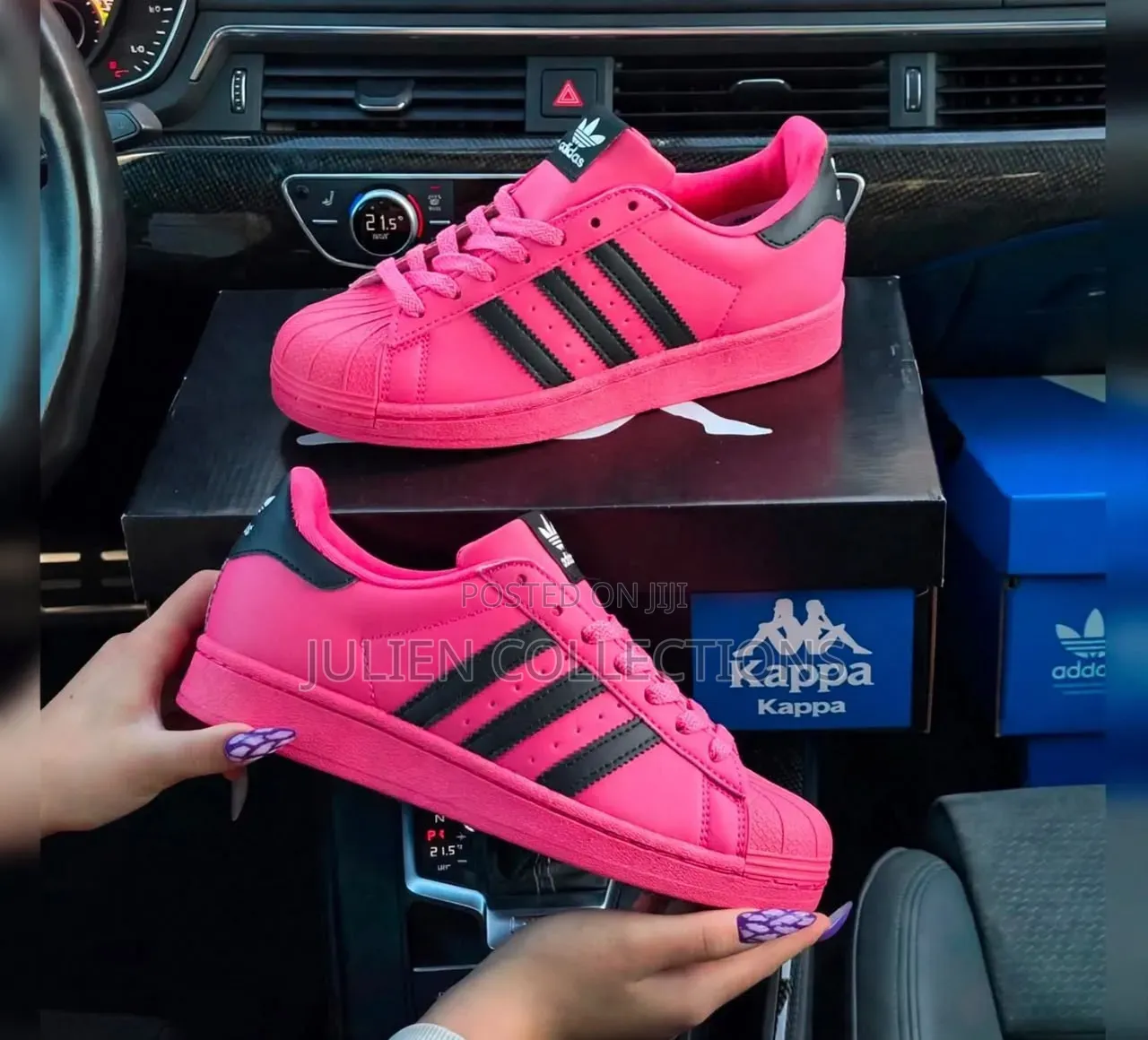 Adidas Superstar Hot Pink N Black