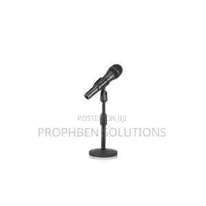Adjustable Metal Desktop Microphone Stand Only
