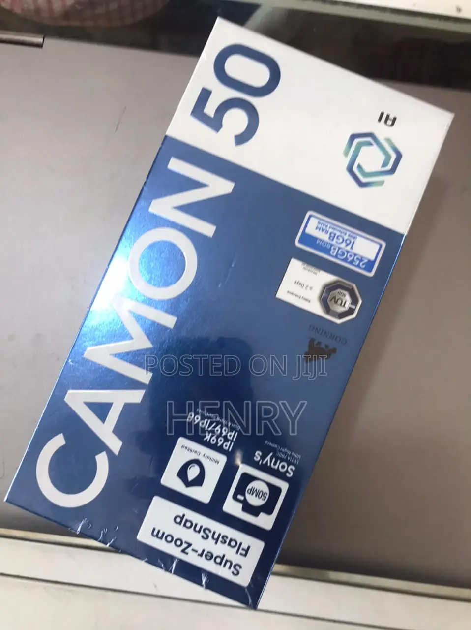 New Tecno Camon 50 Pro 256 GB Black
