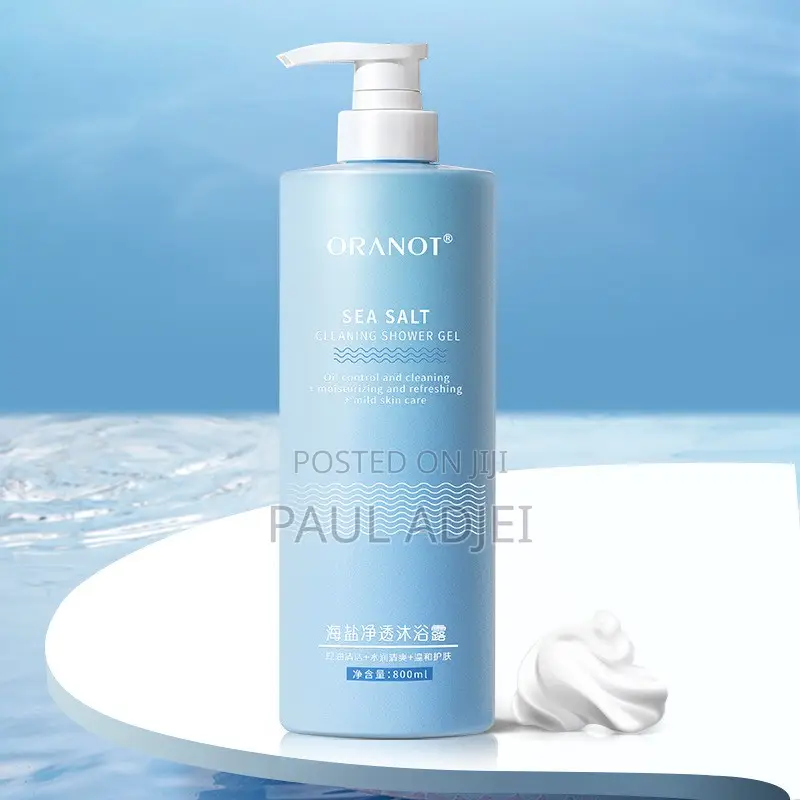 ORANOT Sea Salt Shower Gel 800ml - Oil Control & Refreshing