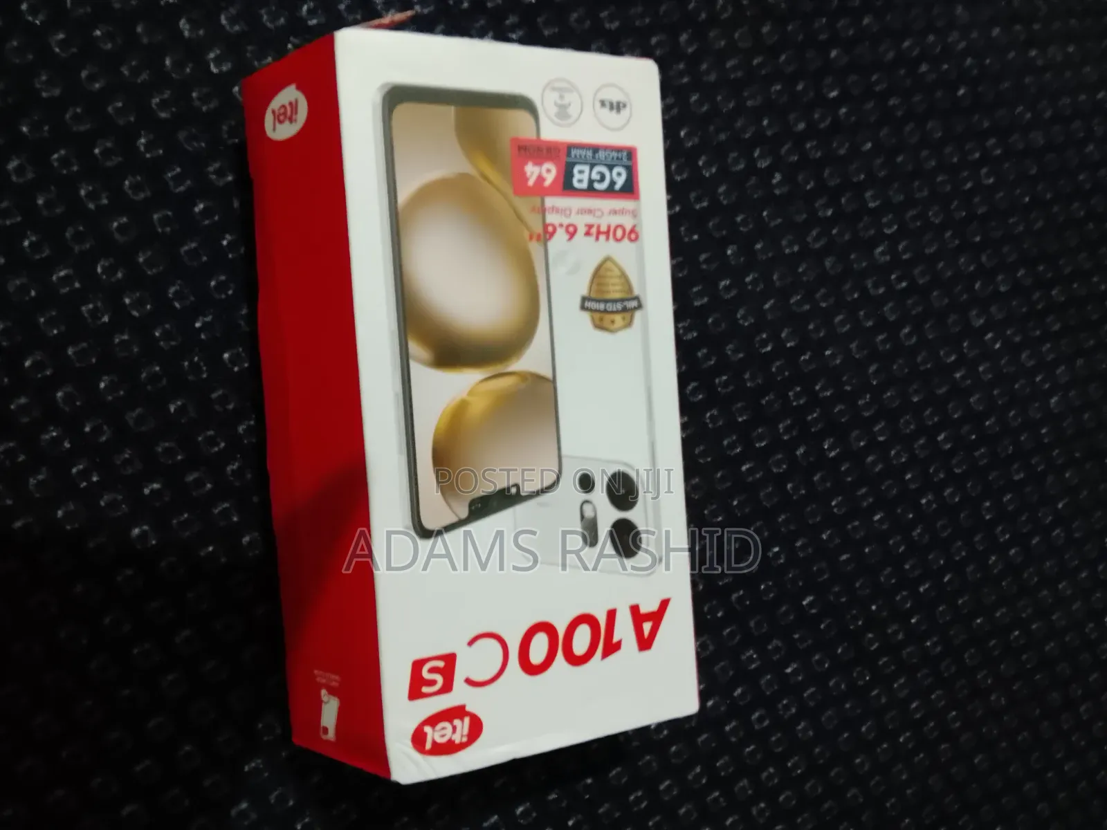 New Itel A100C 64 GB Black
