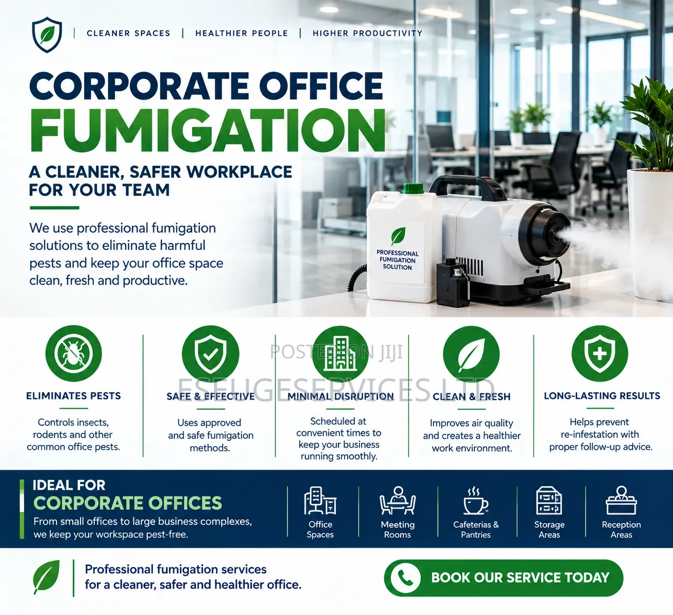 Corporate Office Fumigation Service