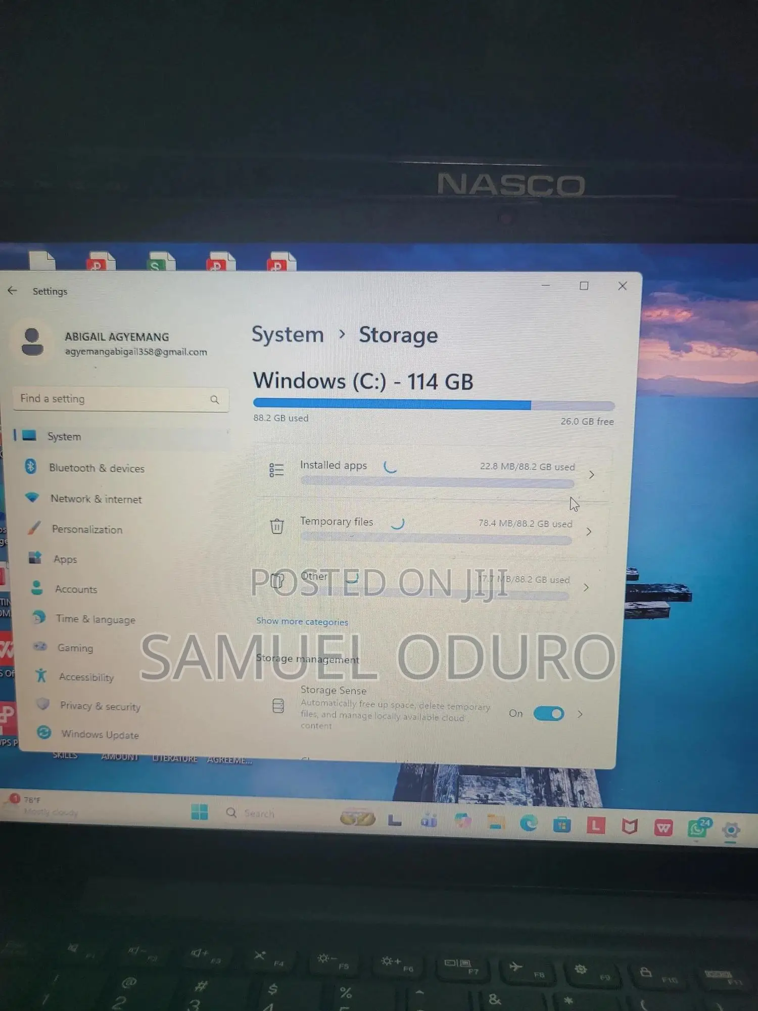 Laptop Lenovo IdeaPad 1 4GB Intel Celeron eMMC 128GB