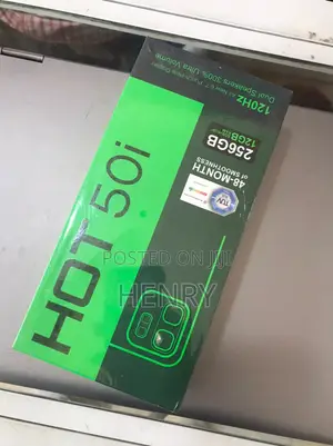 New Infinix Hot 50i 256 GB Black