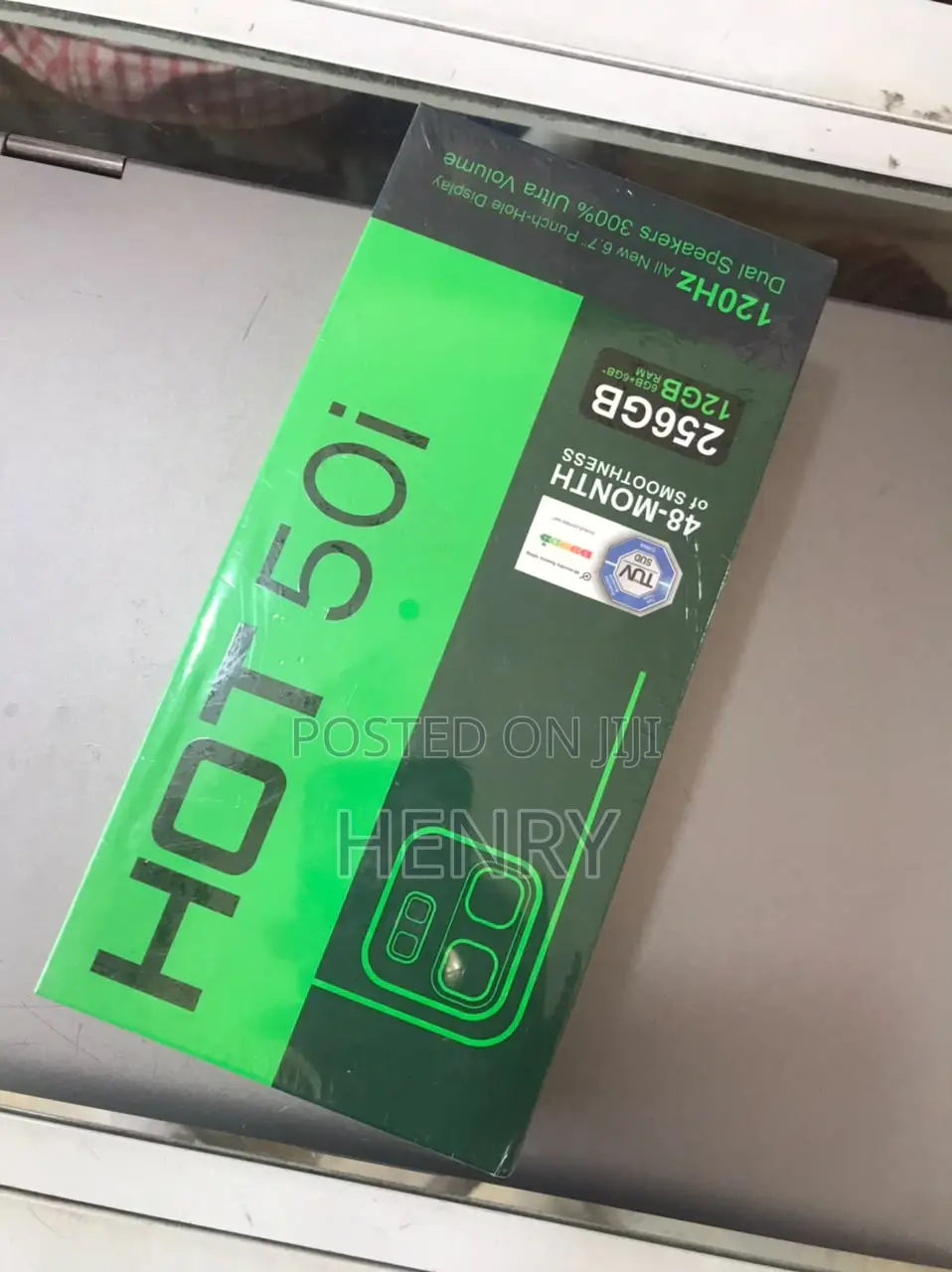 New Infinix Hot 50i 256 GB Black
