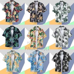 Hawaiian Vintage Floral Shirt - Beach Casual Short Sleeve