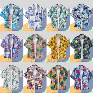 Hawaiian Vintage Floral Shirt - Beach Casual Short Sleeve