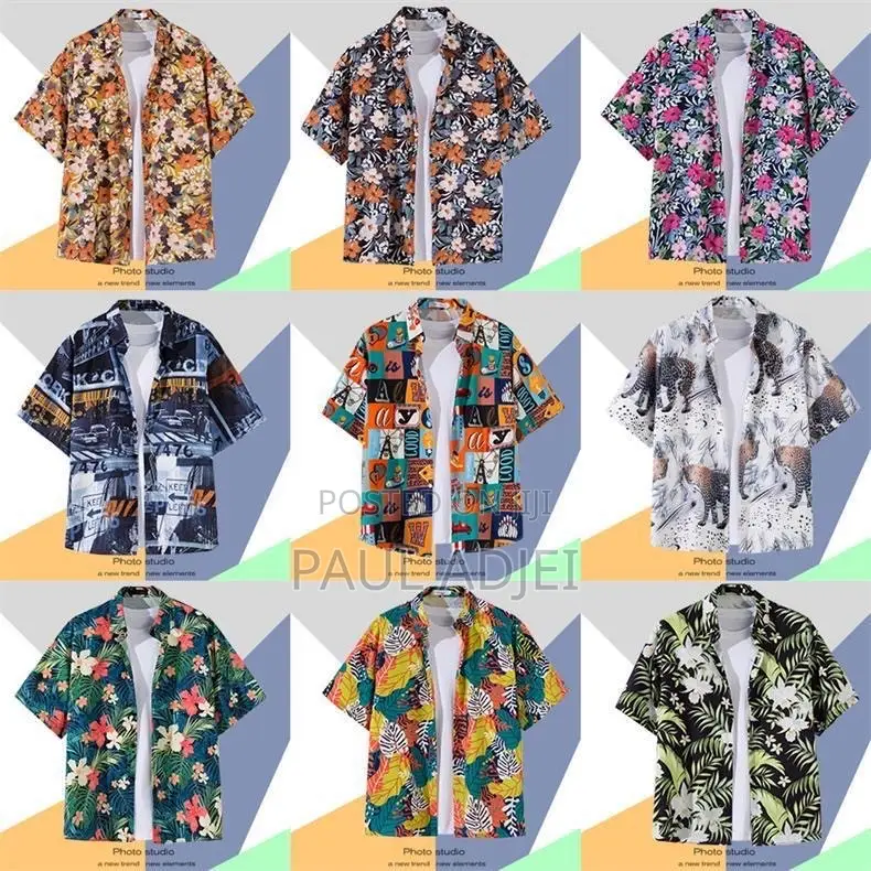 Hawaiian Vintage Floral Shirt - Beach Casual Short Sleeve