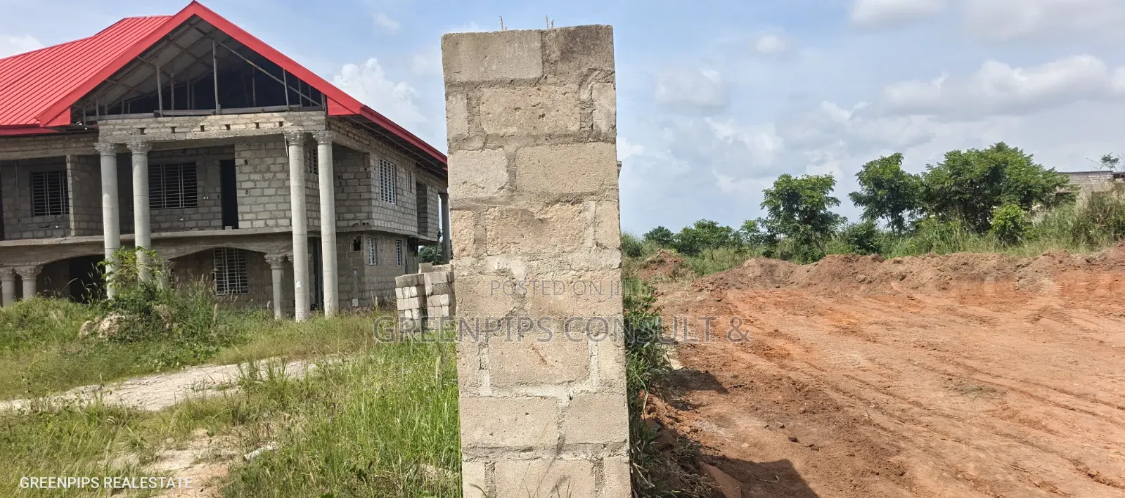 Uncompleted 5 Bedrooms Structure at Apromoase