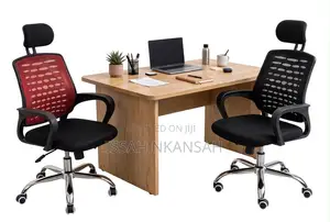 Table and 2 Office Chairs