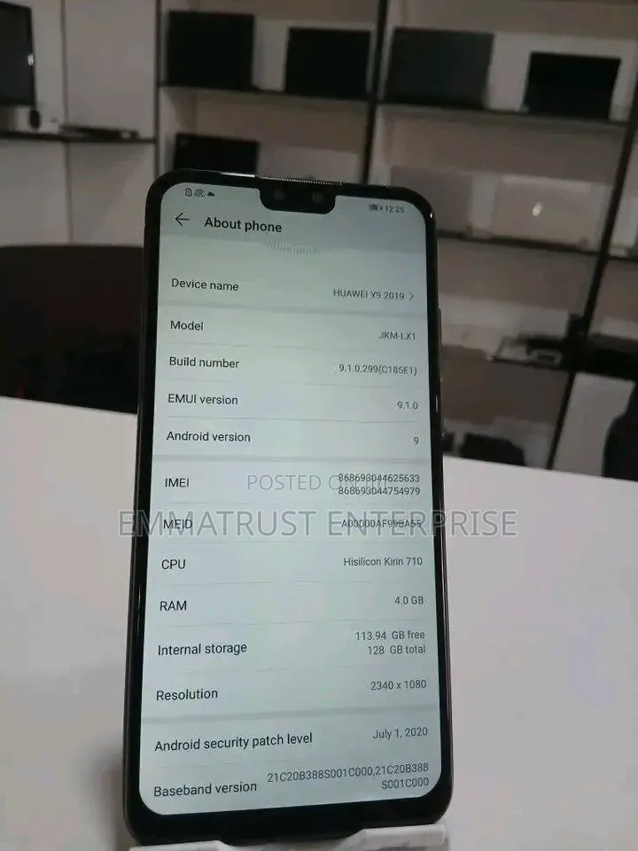 New Huawei Y9 2019 64 GB Black