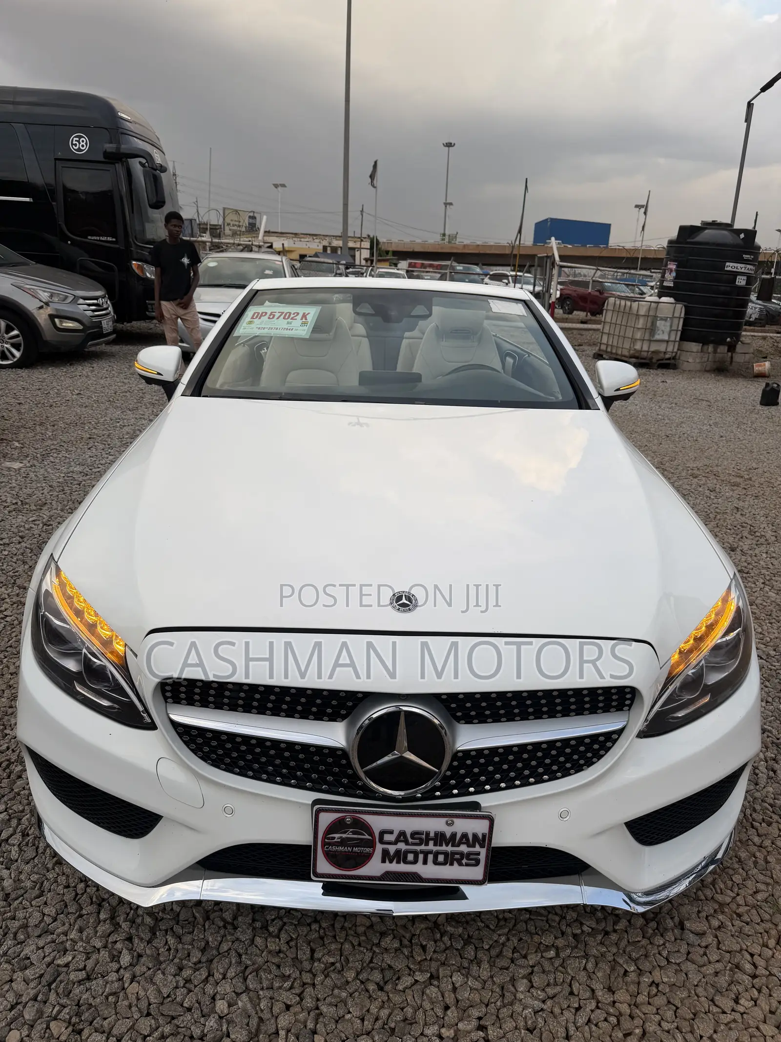 Mercedes-Benz C300 Luxury 4matic Sedan AWD (2.0L 4cyl 7A) 2017 White
