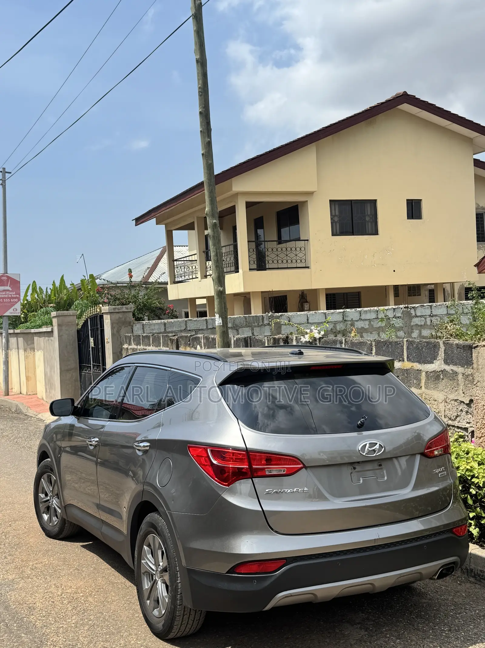 Hyundai Santa Fe SE AWD 2016 Gray