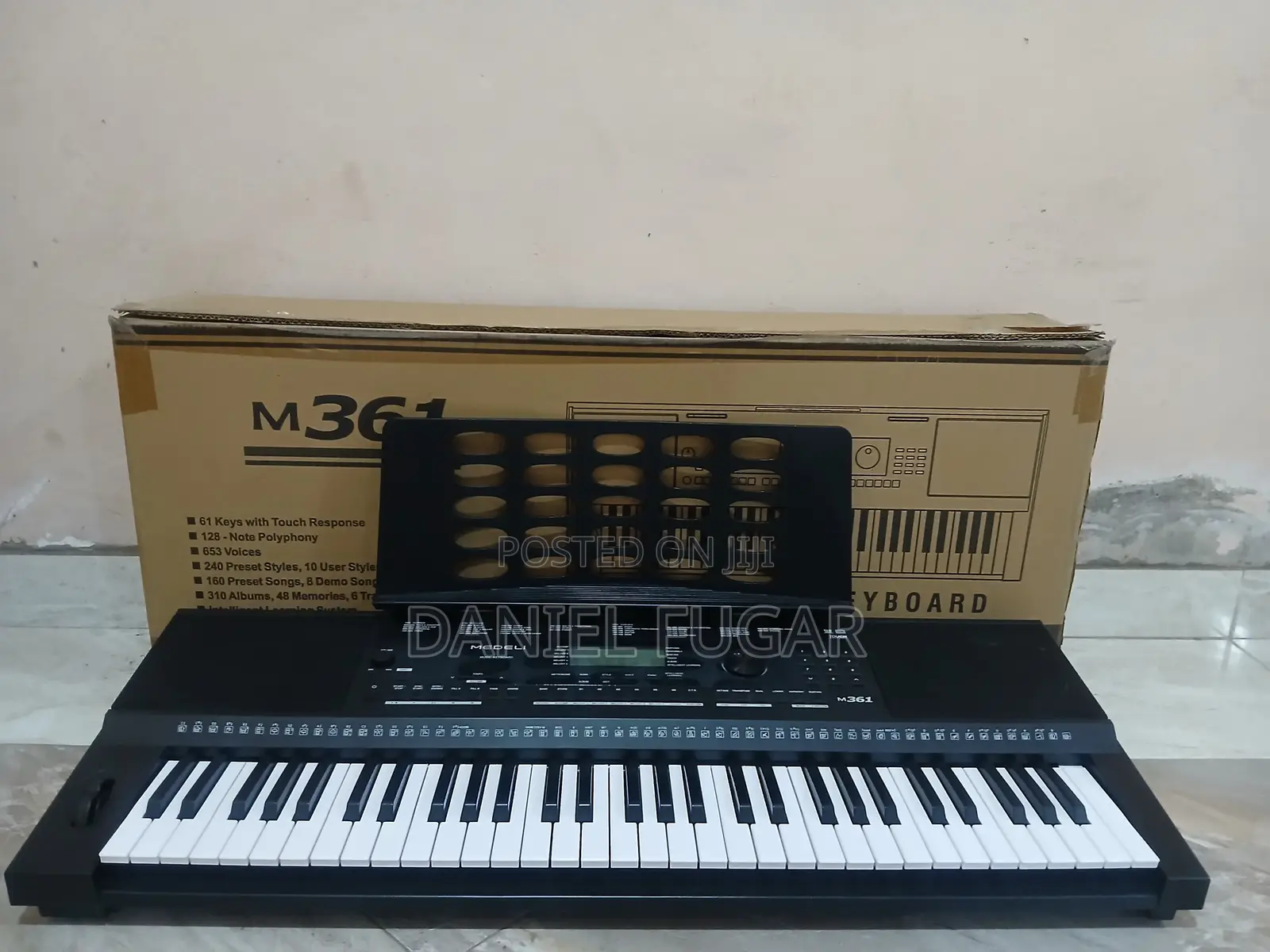 Medeli M361 Millenium Series 61-Keys Electronic Keyboard Slightly Used