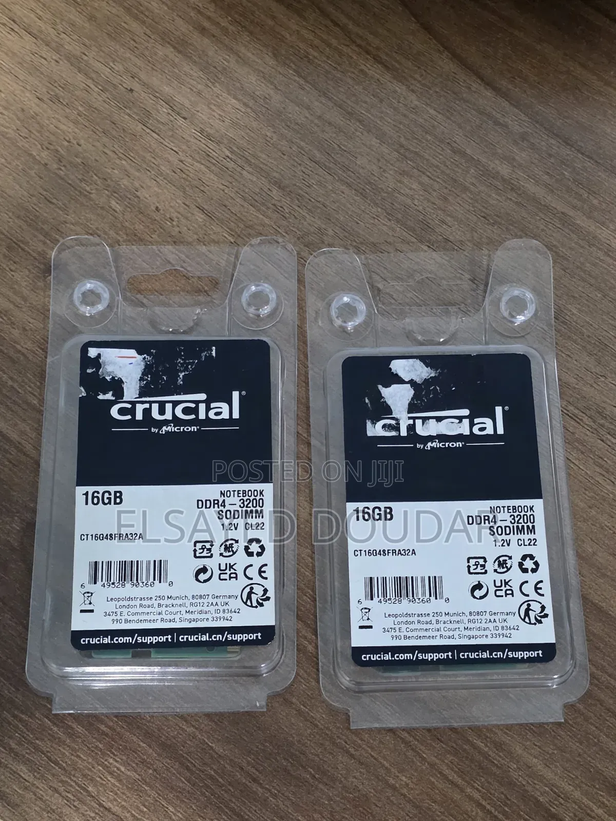 Crucial Notebook Ddr4 Ram 32gb (2x16) 3200mhz