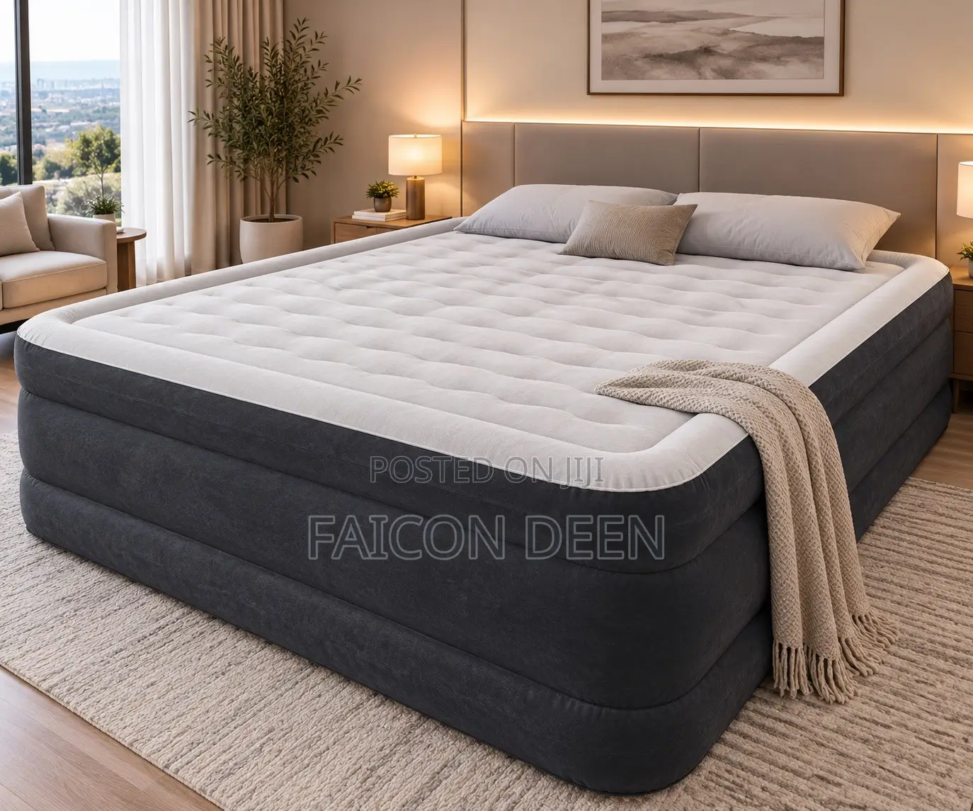 Flexible Overnight Accommodation; Inbuilt Pump Automatic Air Mattress