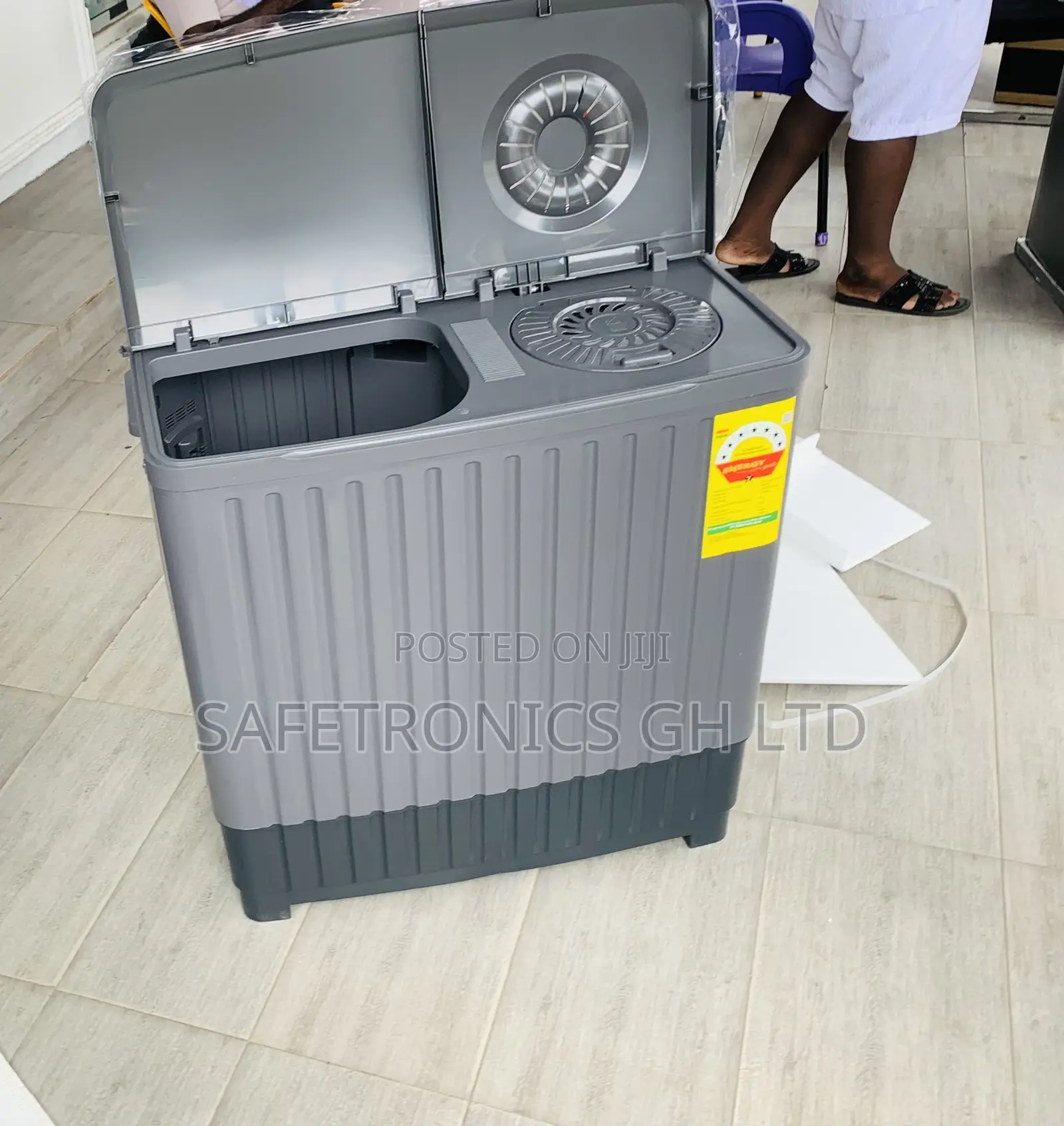 Get Super Powerful 11kg Nasco Grey WashingMachine