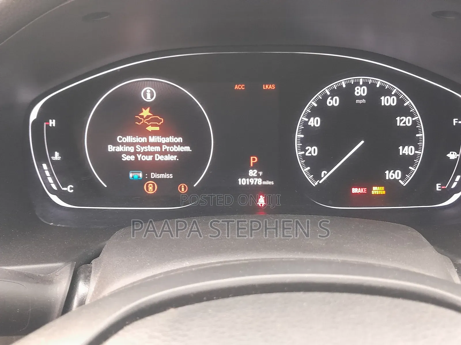 Honda Accord 2020 Black