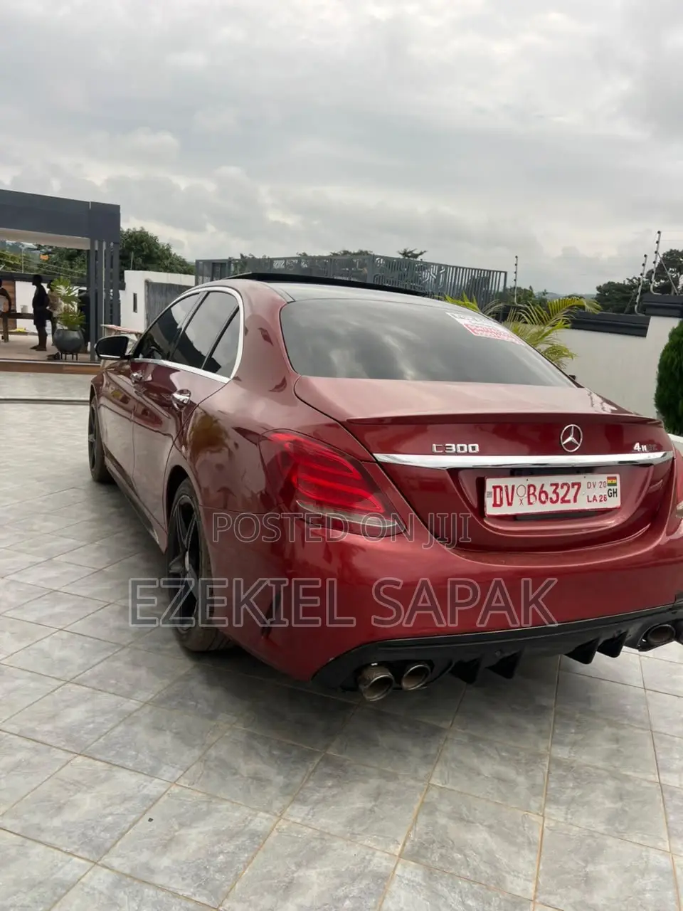 Mercedes-Benz C300 Base 4Matic Sedan AWD (2.0L 4cyl 7A) 2016 Red