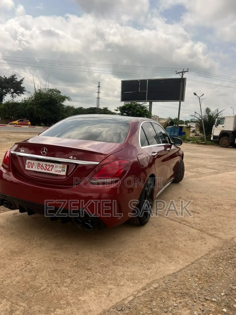 Mercedes-Benz C300 Base 4Matic Sedan AWD (2.0L 4cyl 7A) 2016 Red