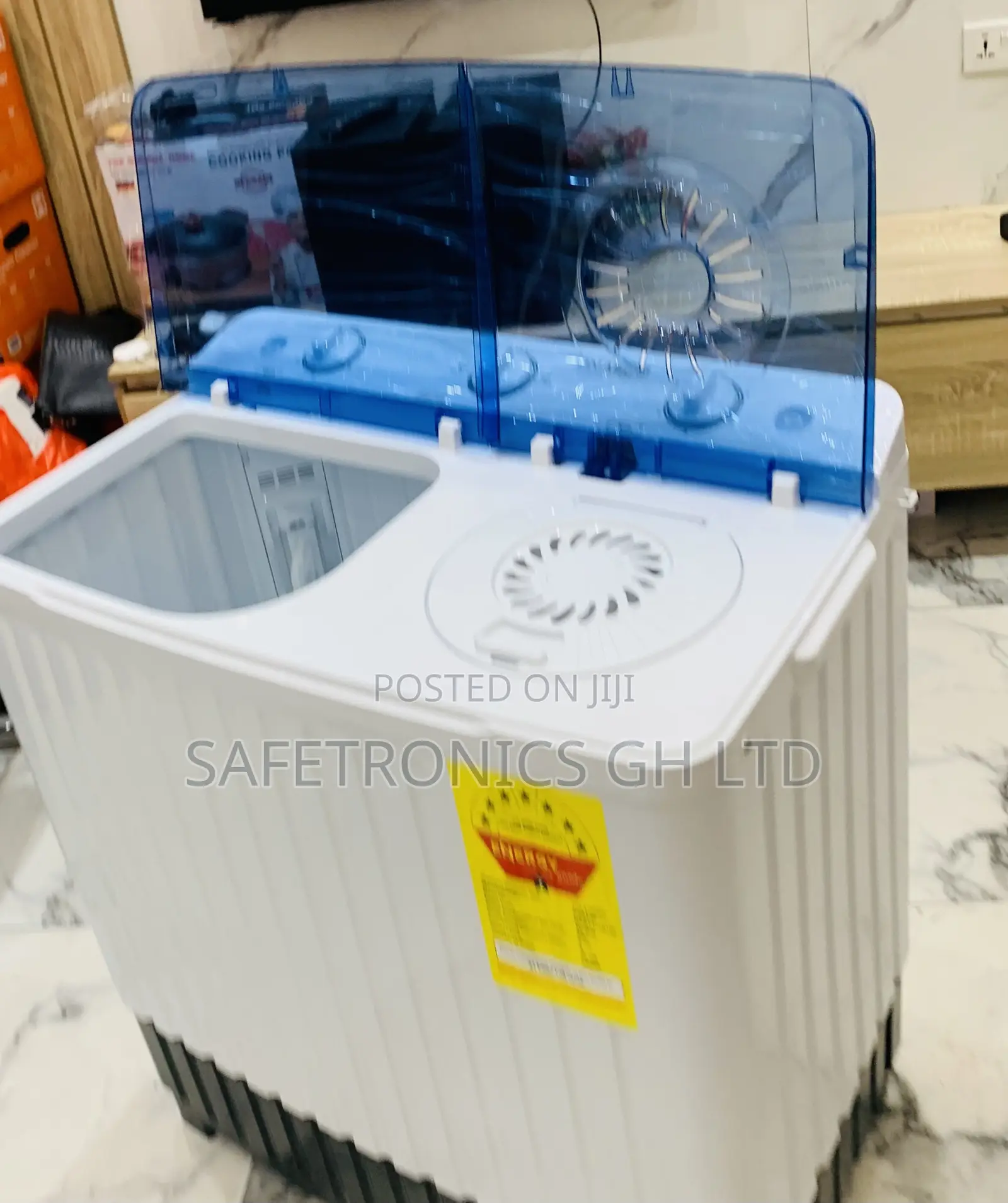Fast Spin Wash (7kg) Nasco White WashingMachine
