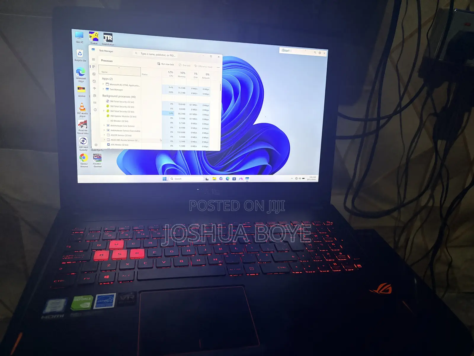 Laptop Asus TUF Gaming A15 32GB Intel Core i7 SSHD+SSD 1T