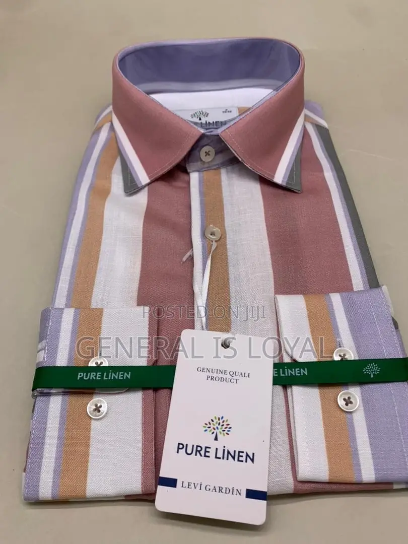 Levi Gardin Pure Linen Long Sleeve Shirt