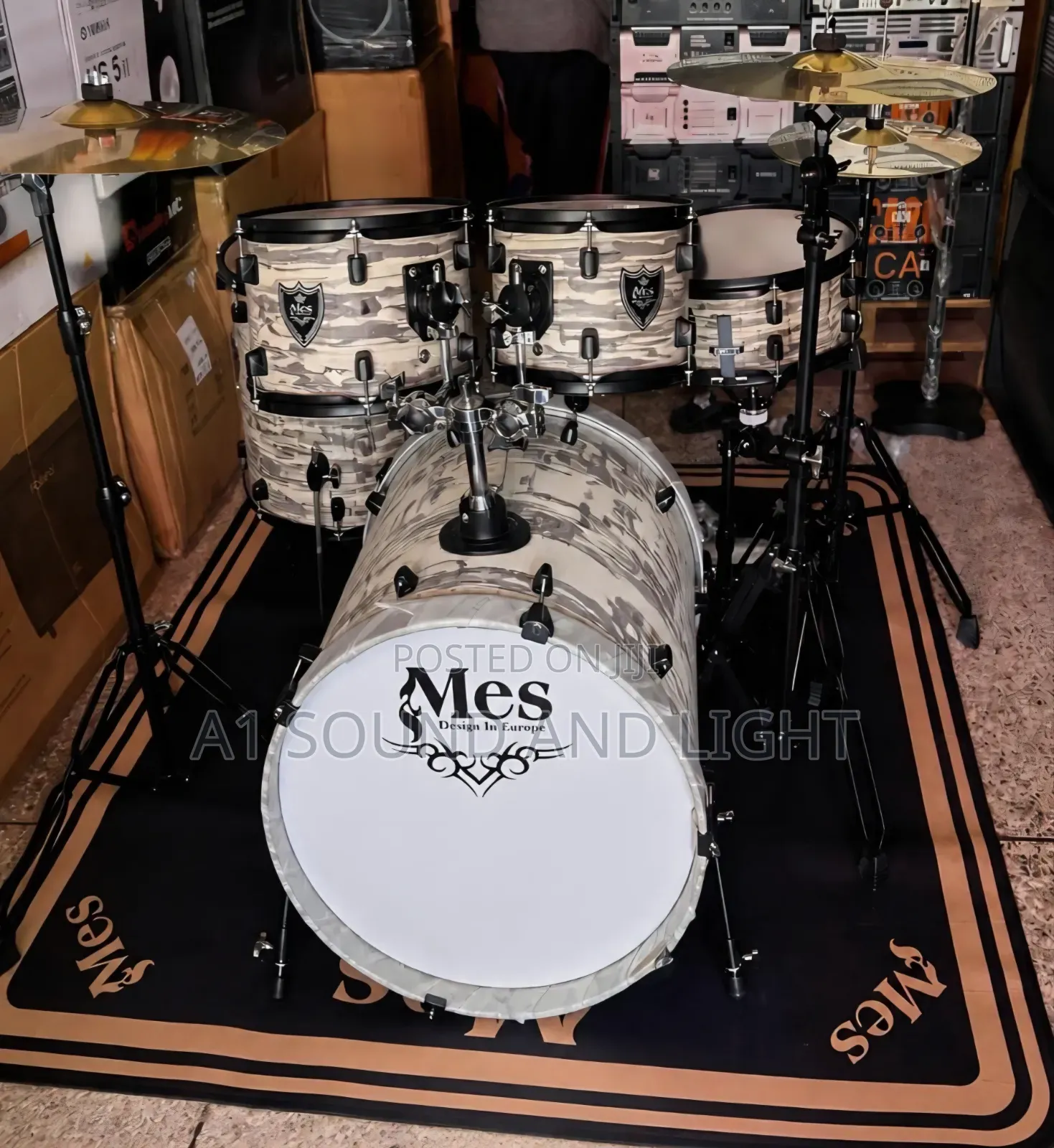 MES Party Series 5pcs Complete Drum[Artic Pearl]