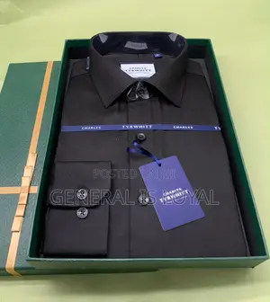 Charles Tyrwhitt Men Black Long Sleeve