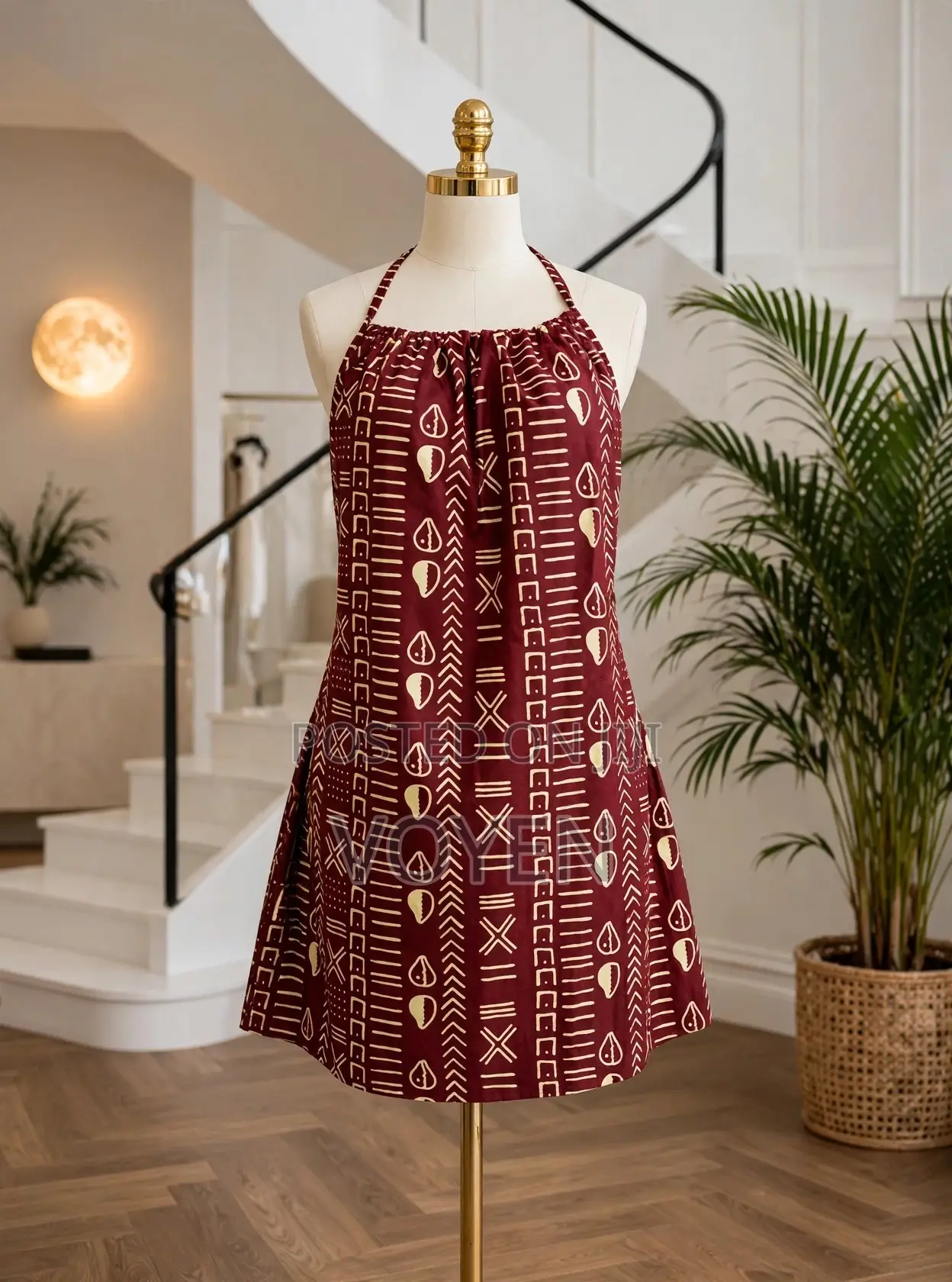 A Halter Tie Dress