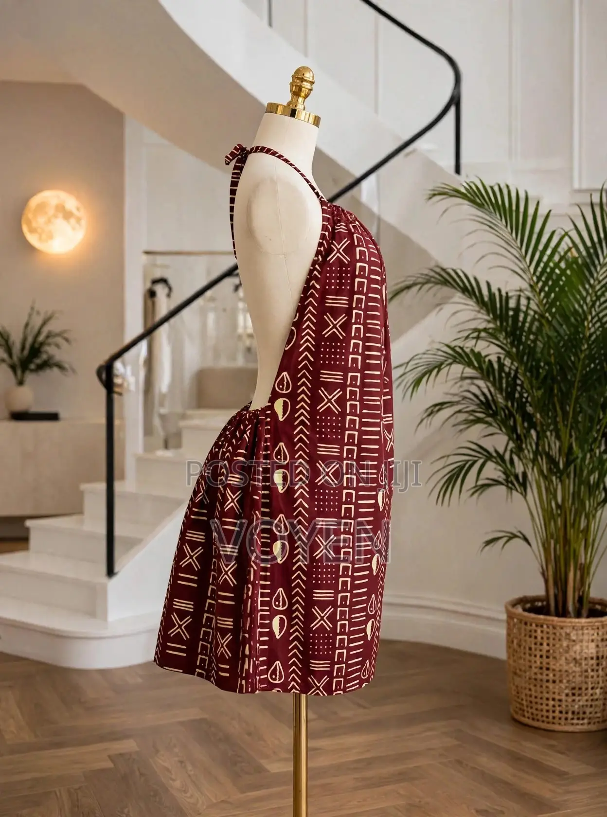 A Halter Tie Dress